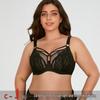 Sutiã de Renda Plus Size Anti-Queda para Mulheres - Respirável, Bojo Completo, Design Emagrecedor e de Suporte