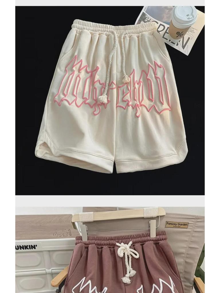 Herren Trendige Locker Geschnittene Gerade Sommer Strandshorts