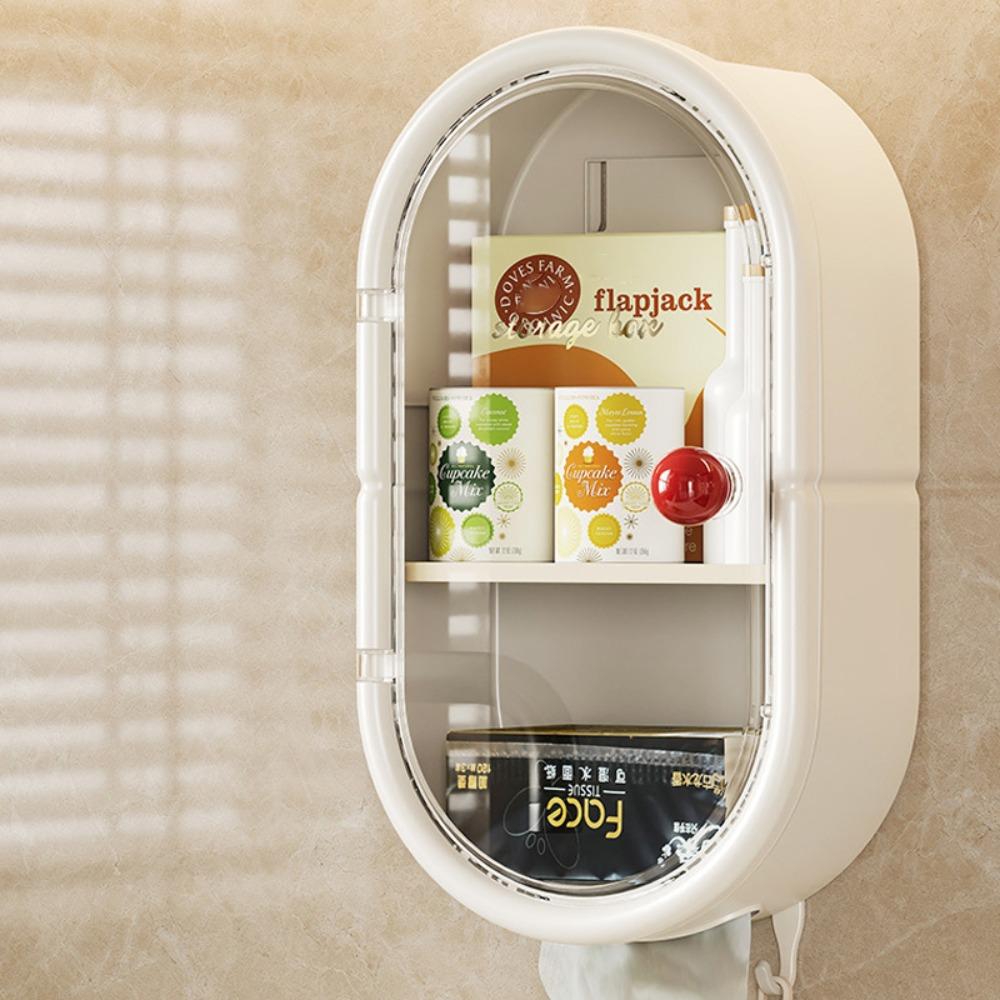 

Пылезащитный органайзер для макияжа, косметические витрины без перфорации, организация ванной комнаты жёлтый