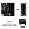 USB 3.1 Type-E 90 Degree Converter Replacement Motherboard Type-C Header Adapter with Shell Support USB3.1 USB3.2 High Speed