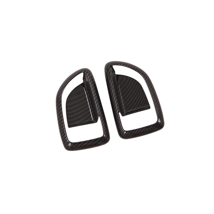 2020 H-1/GRAND STAREX - ABS Black Carbon Fiber Interior Door Handle Trim