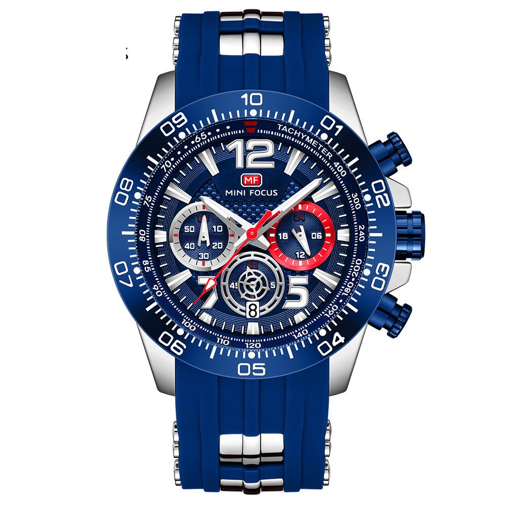 

Мужские спортивные часы, водонепроницаемые кварцевые часы, многофункциональные светящиеся мужские часы