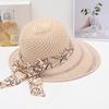 Hat Women's Summer Big Brim Straw Hat Women's Sun Hat Mother In the Elderly Sun Hat UV Protection Sun Hat