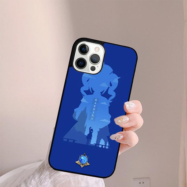 Game Genshin Impact Cute Phone Case For iPhone 17 Air 13 12 14 15 16 Cover For Apple Pro Max Plus Coque
