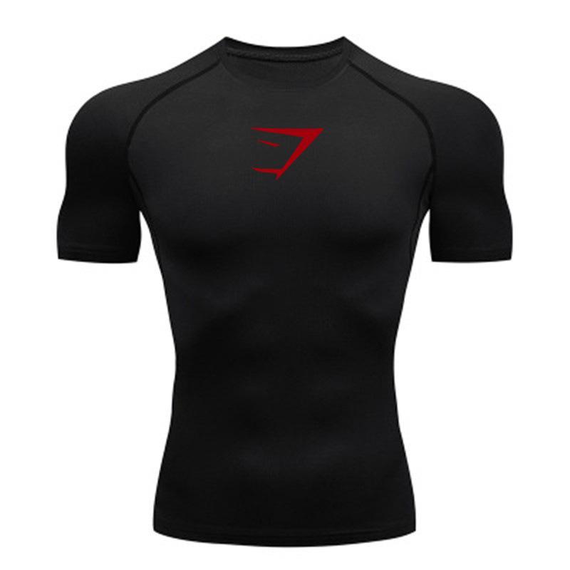 Y2Ktemu Men’s Quick-Dry Shark Gym Bodysuit: Short & Long Sleeve Options