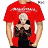 Popová zpěvačka herečka Madonna 3D potisk tričko Top Muži Ženy Móda Velká velikost Hip Hop Topy Trička Krátký rukáv Tričko Topy Ležérní