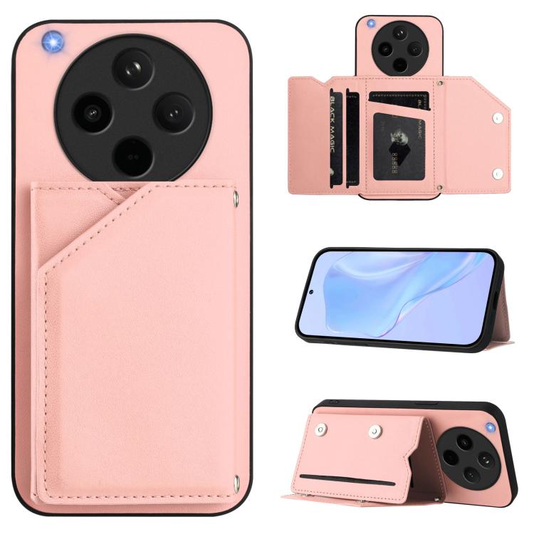 Handyhülle mit vier Kartenfächern und Handschlaufe, fühlt sich an wie Haut