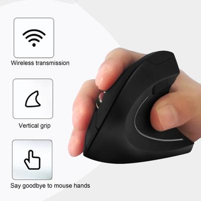 Mysz do laptopa Ergonomiczna Wygodny chwyt 1600DPI Mysz optyczna Szybka transmisja Bezprzewodowa mysz USB 2,4 GHz Akcesoria komputerowe Artykuły biurowe