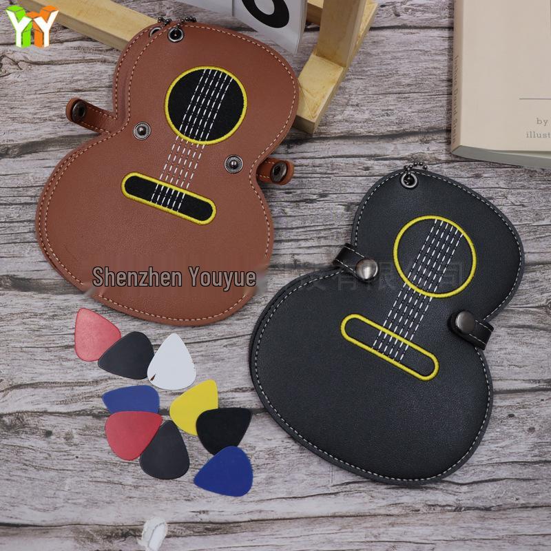 Embroidered Guitar Pick Storage Case - Creative Design Pick Bag