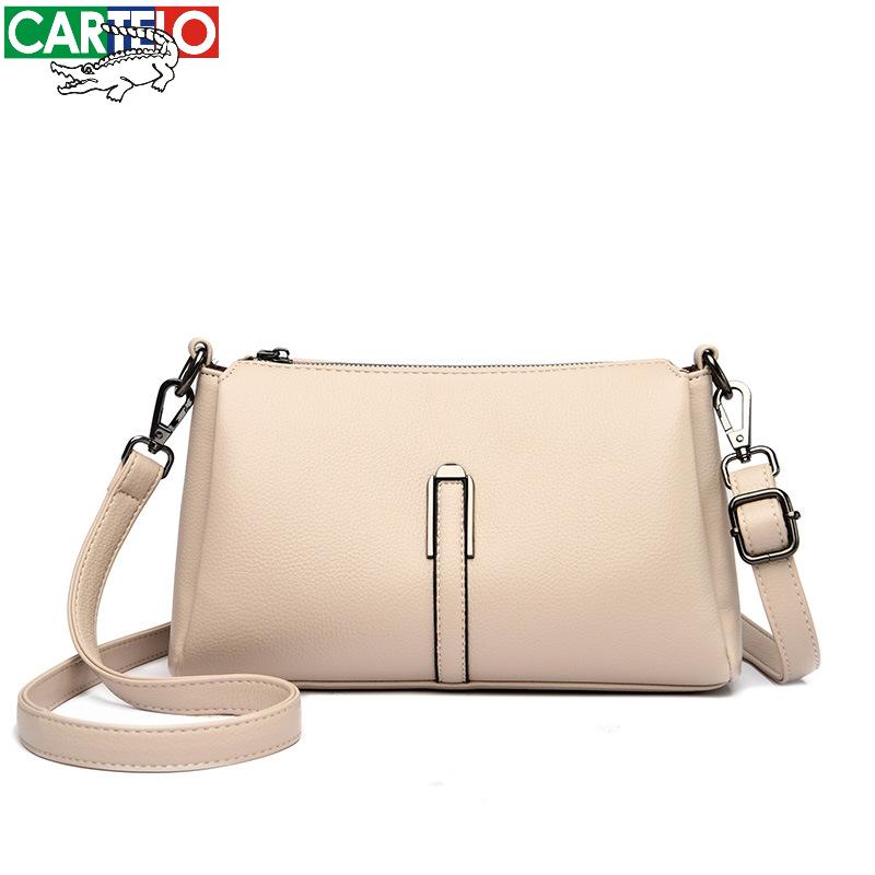 

Новая многослойная многофункциональная сумка через плечо большой емкости из мягкой кожи