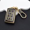 Anti Scratch Remote Key Fob Key Cover for Jeep Grand Cherokee L Grand Wagoneer 2021-2022 TPU 5/6 Buttons Case with Key Chain Set