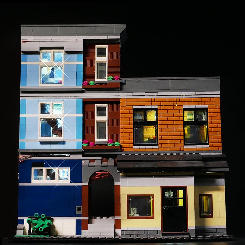LED Light Kit for LEGO 10246 Creator Expert City Series Detective's Office Building Block Lamp
