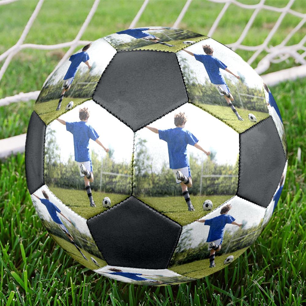 1pc Custom Photo Image Soccer Ball Size 5 Indoor Soccer Ball Fashion Colorful Backyard Game - Great For Sports Fans Gift