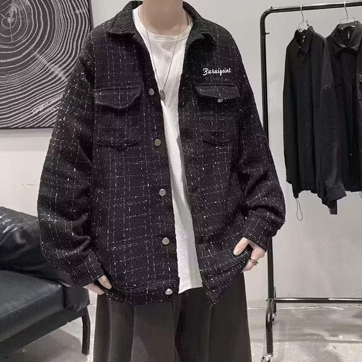 

Мужская куртка High-End Cool 2023: Прочный, модный повседневный топ на весну/осень Triple Extra Large чёрный