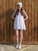 Kinder Baby Frill Mini Cancan Dress -White