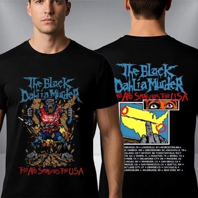 The Black Dahlia Murder The Ape Smashes The USA Cities Tour Schedule T-Shirt