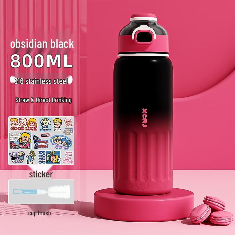 WA Stylish Portable 304 Stainless Steel Insulated Bottle 800ml