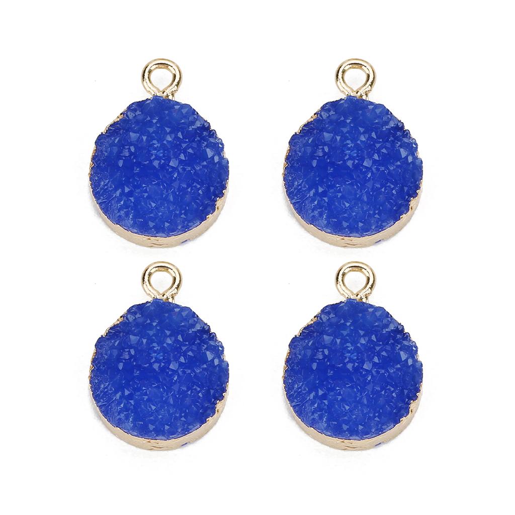 5Pcs/lot Resin Imitation Crystal Cluster Charms Colorful Pendant for Jewelry Making Accessories DIY Necklace Earrings Bracelet