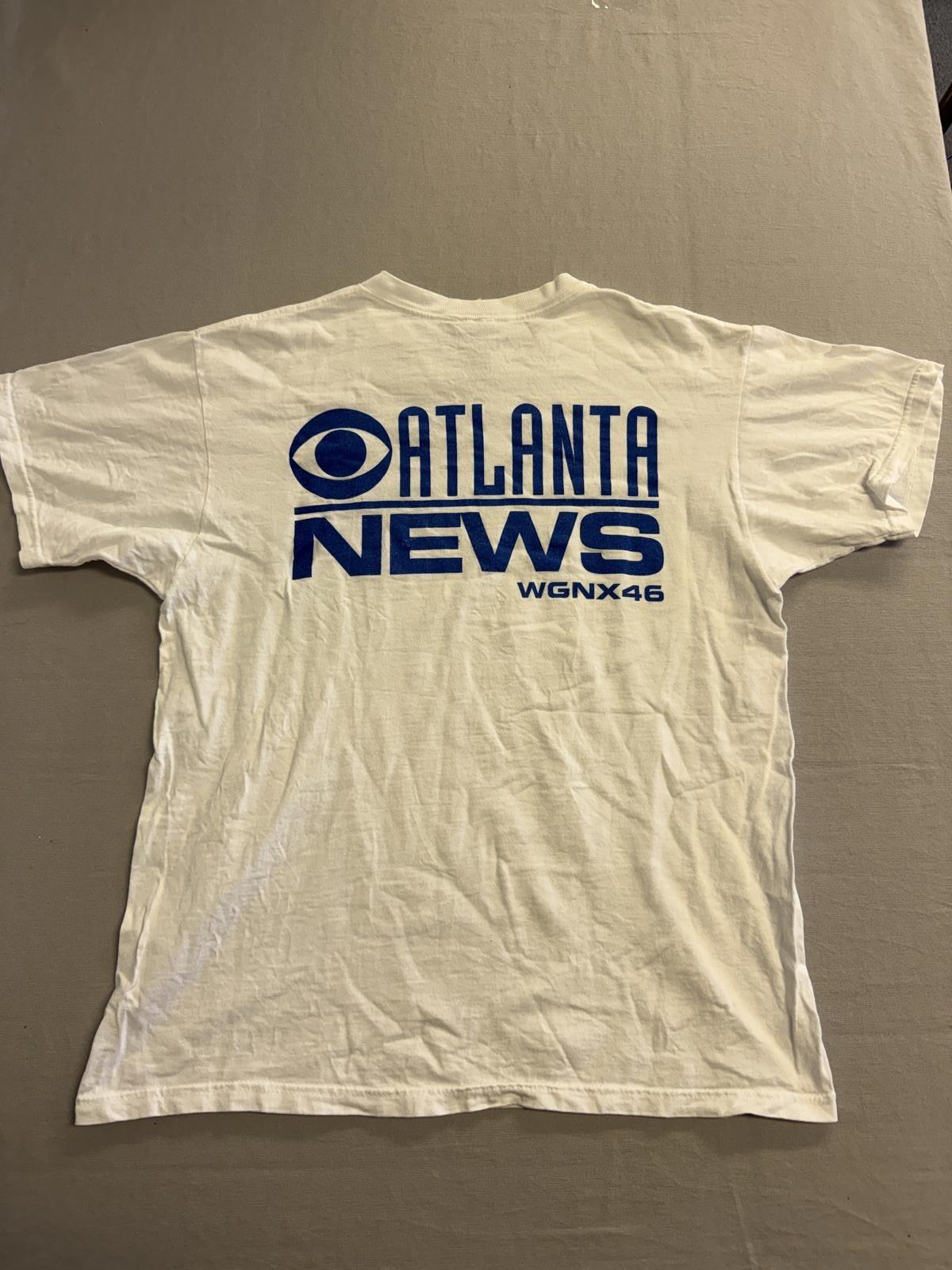 Vintage Atlanta T-shirt Atlanta News Tv Station WGNX-46 - L M