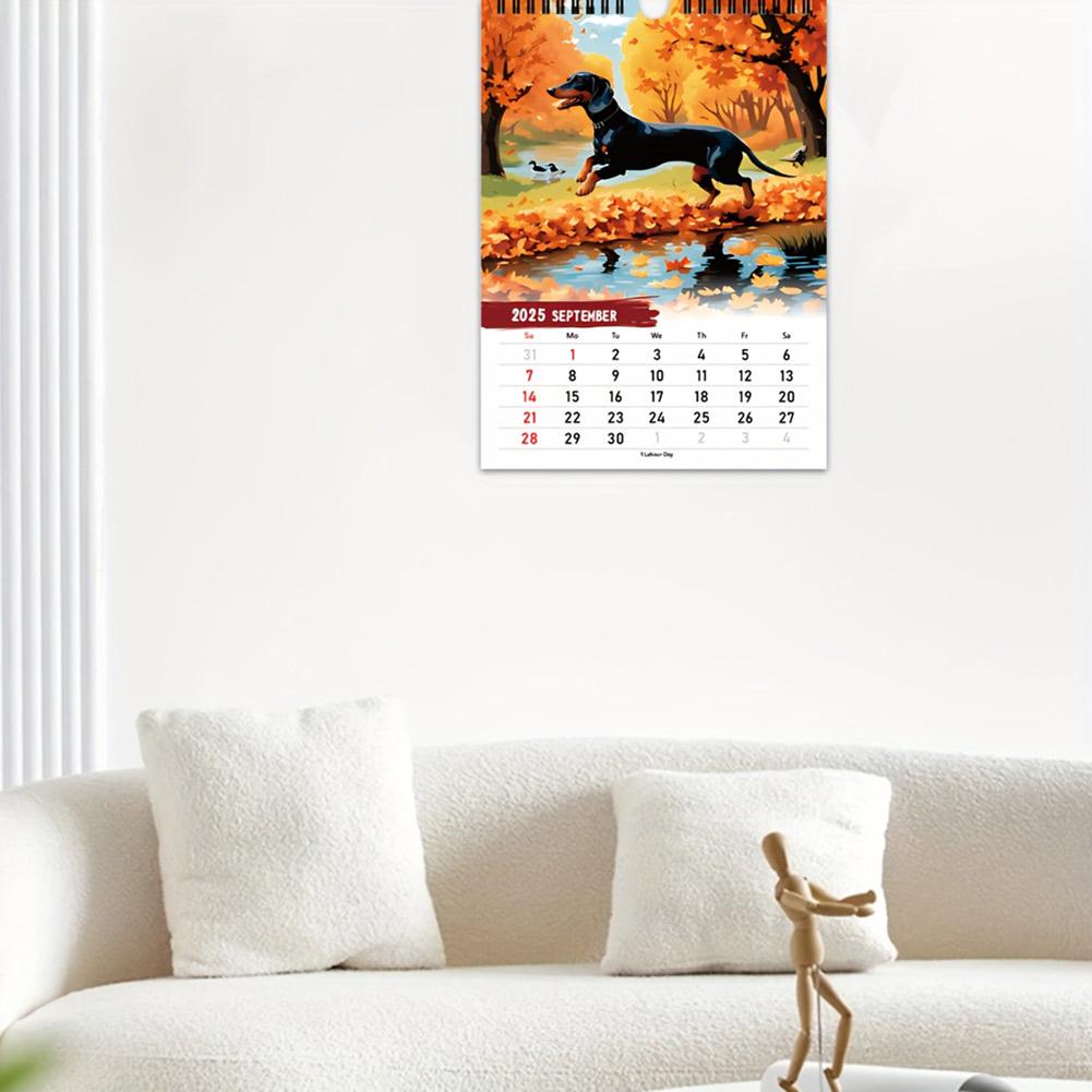 

Dachshund Calendar 2026 Portable Cute Large Desk Calendar Great Present Idea China Mainland