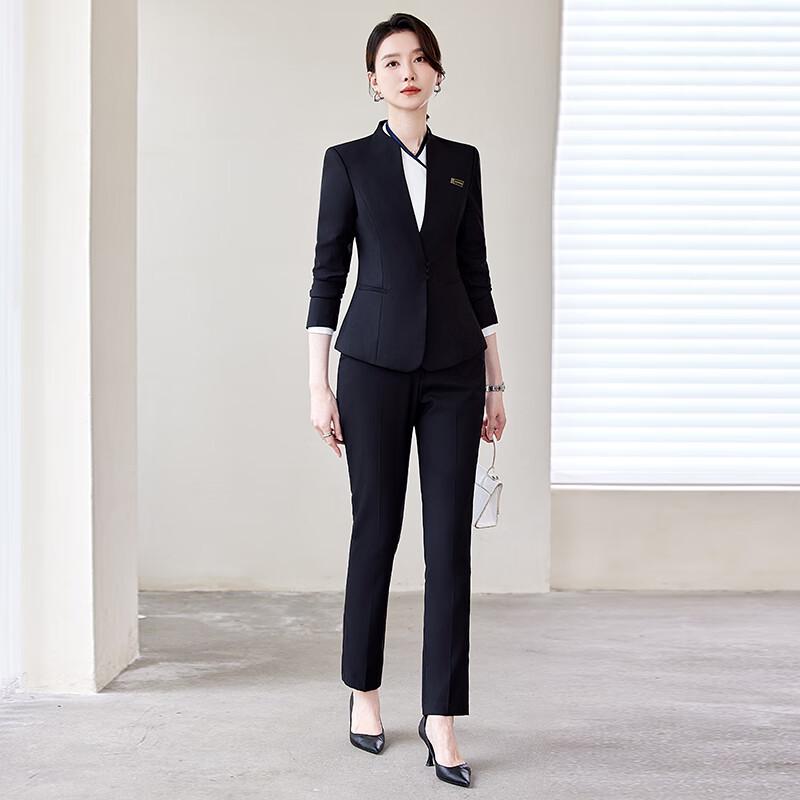 Kasey Women's Chinese Style Professional Suit Set