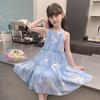 Anneyol Girls' 2025 Summer Chiffon Princess Dress