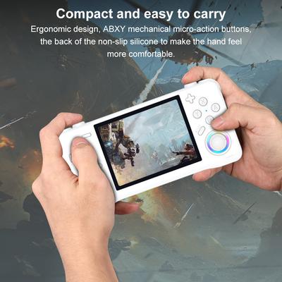XF35H Retro Handheld Game Console Linux System 3.5-inch IPS Screen Mini Video Player RGB Wifi Pocket Game Console For Gaming