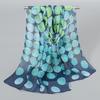 Spring Printed Chiffon Scarf Floral Printed Beach Shawl Lightweight Neck Scarf Summer Neck Sun Protection Scarf Shawl 150*50cm