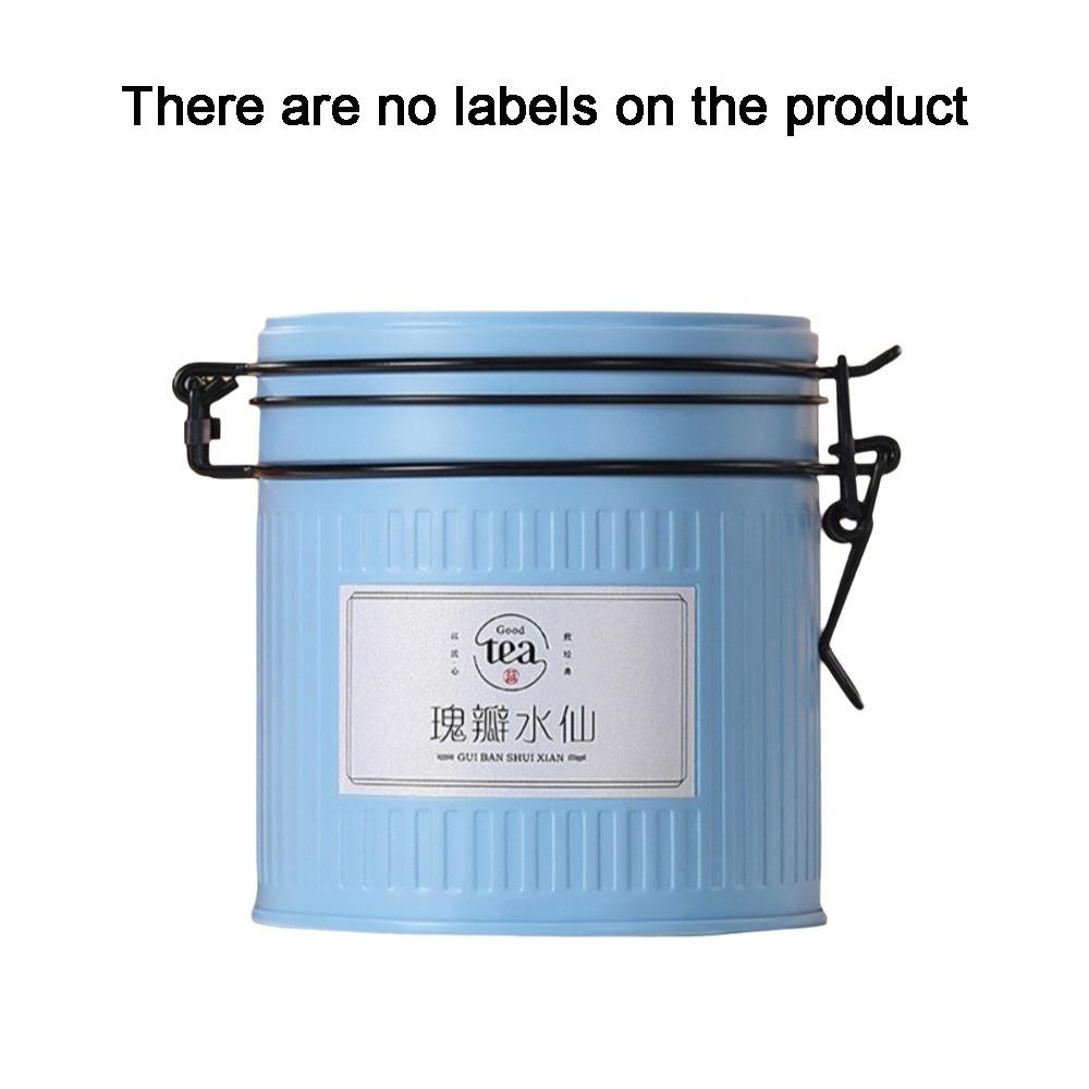 Tinplate Tea Tin Can Round Candy Jar Multi-functional Tea Packaging Box  Coffee