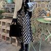 Y2k Blouse Women Vintage Black Shirt Gothic Harjauku Pleated Button Up Korean Dark Tight Long Sleeve Aesthetic Female