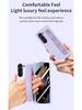 Elastic Rope Wristband Phone Case and Film for ZFold7/ZFold6 with PC Skin-Feel Spray Paint