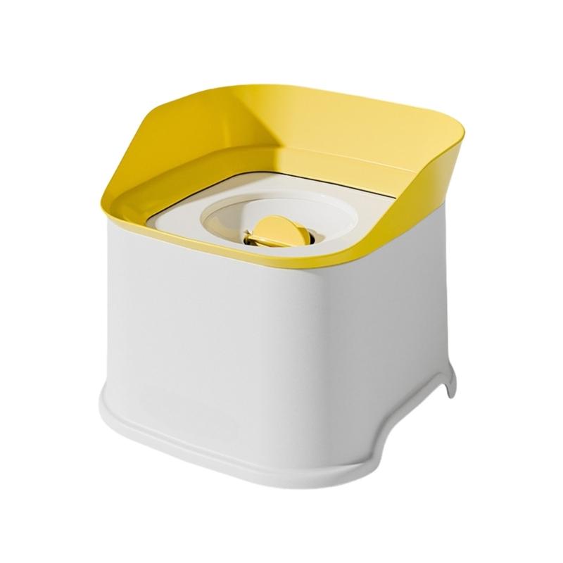 Spill-Resistant Pet Water Bowl Spill Proof Wide Drip Proof Large Capacity 1L/2L Easy to Clean