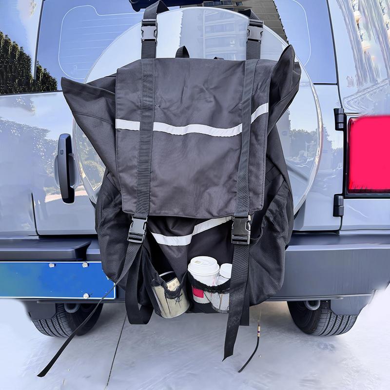 Rear Tailgate Bag Outdoor & Camping Tools Organizer Large Capacity Heavy Duty Waterproof Thickened Cargo Camping Tools Bag For
