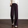 Demana Women's Elastic Waist Twill Casual Pants