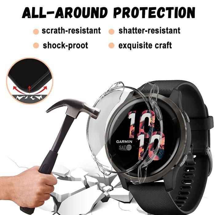 Coque montre connectée - NIBOOW - partnumber10874 - TPU haute qualité - Ultra-mince - Transparent