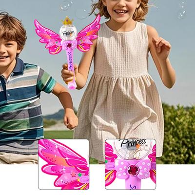 Bubbles Toy Automatic with Lighting Birthdays Gift Party Favors Blower