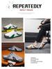 Men's Summer Slip-On Breathable Half-Slippers - Soft Sole Sporty Casual Shoes