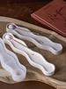 DIY Wave Long Incense Insert Tray Silicone Mold DIY Gypsum Plaster Incense Holder Tray Cement Concrete Clay Molds Home Decor