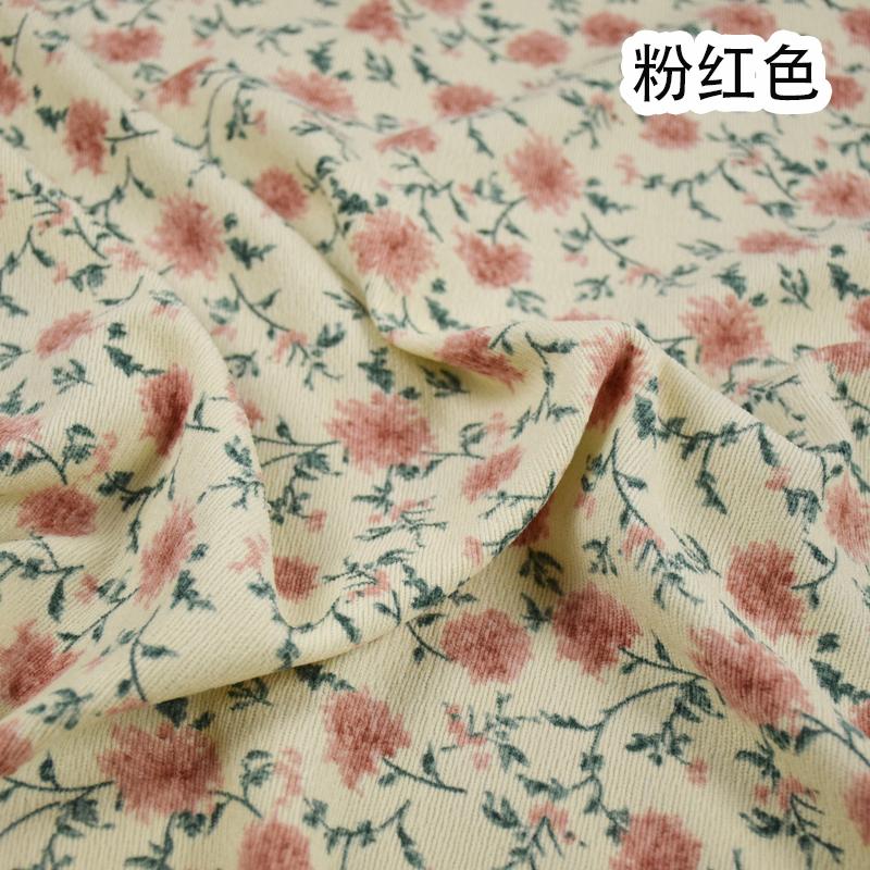 Elastischer Dicker Cordstoff, Graffiti Kleines Herz, Kinderbekleidung, Handgemachte Jacke, Schuhe, Tasche, 145x50cm, Winter