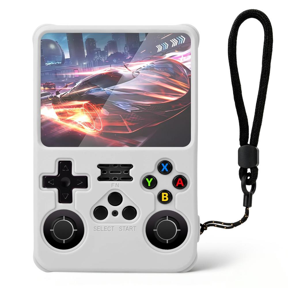 

with Lanyard Game Console Cover Dustproof Sleeve Shell Soft Protective Case for R36S Accessories серый