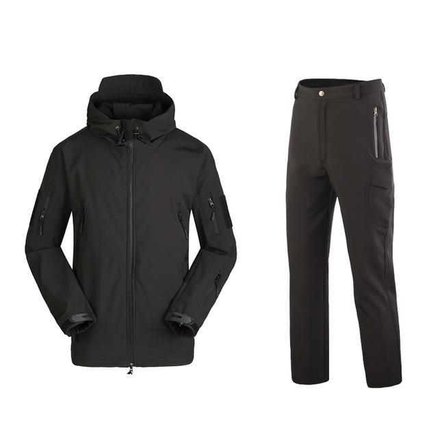 Military Tactical Uniform Σετ μπουφάν παραλλαγής Softshell αδιάβροχο κυνηγόρουχα μπουφάν Ανδρικά κοστούμια στρατιωτικού τζάκετ