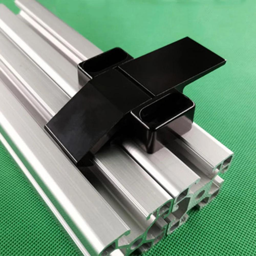 

1PC Black Aluminum Alloy Door Hasp Lock Frame Fixing Accessories suitable for 3030 4040 4545 European Standard Aluminum Profile For 3030 Profile