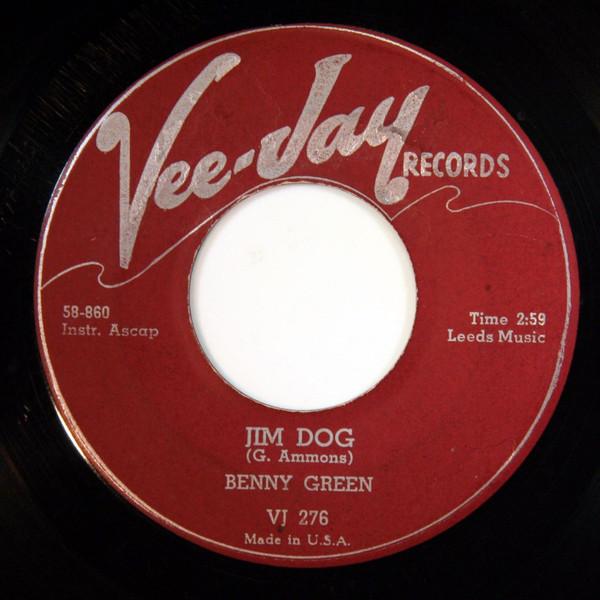 

7inch Record BENNIE GREEN - Jim Dog VJ276 Vee Jay Records 1959 UK Jazz Used