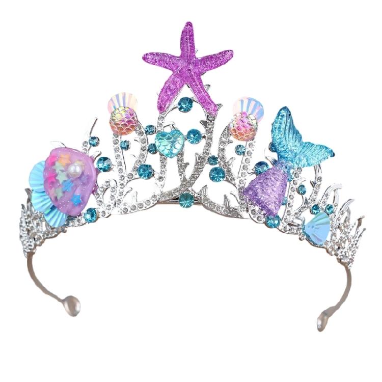 

Вишукана Головний Убір Океанська Інфанта Зі Складеного Металу Прикраса Для Волосся Для Костюмованих Вечірок Сценічних Виступів 1