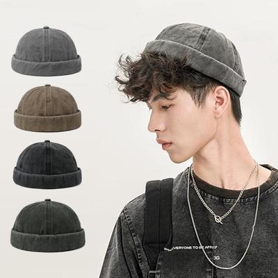 Couple Unisex Daily Vintage Washed Watch Cap Hat