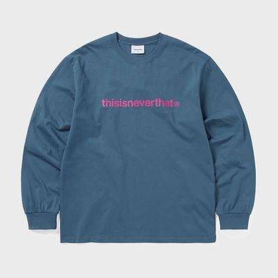 ThIS IS Never ThaT T Logo L S Tee LighT Navy
