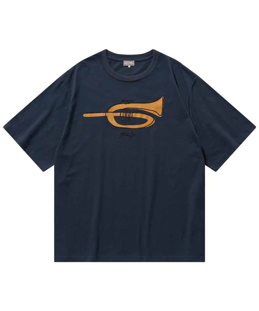 Pilpeu Trumpet Over T-Shirt (Navy)