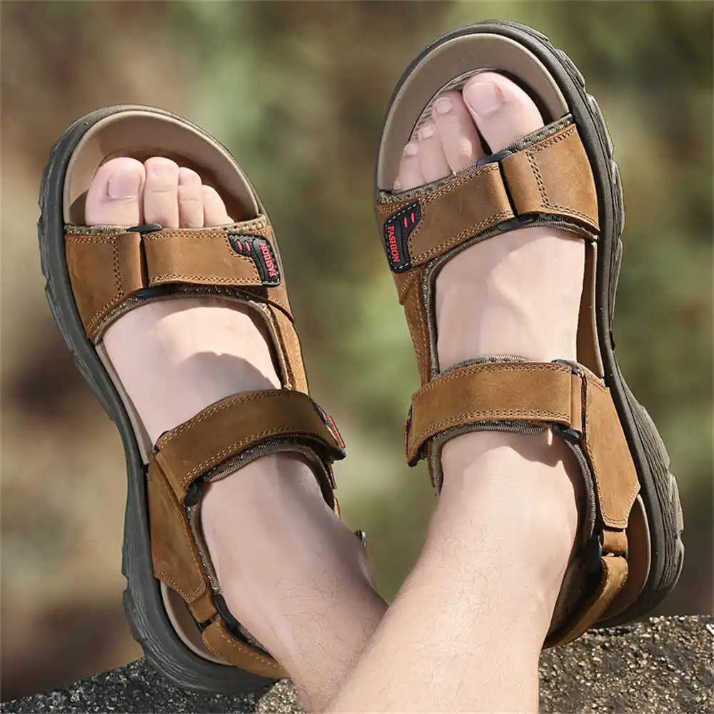 38-44 Cow Skin Original Men's Flip Flops Slippers Slide Shoes Luxury Designer Sandals Sneakers Sport Best-selling Twnis