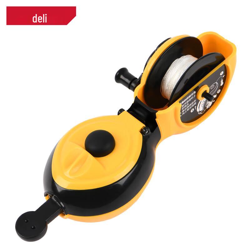 Катушка с меловым шнуром Deli 15m