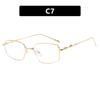 New Irregular Square Sunglasses for Men Women Fashion Small Metal Frame Sun Glasses Vintage Eyeglasses